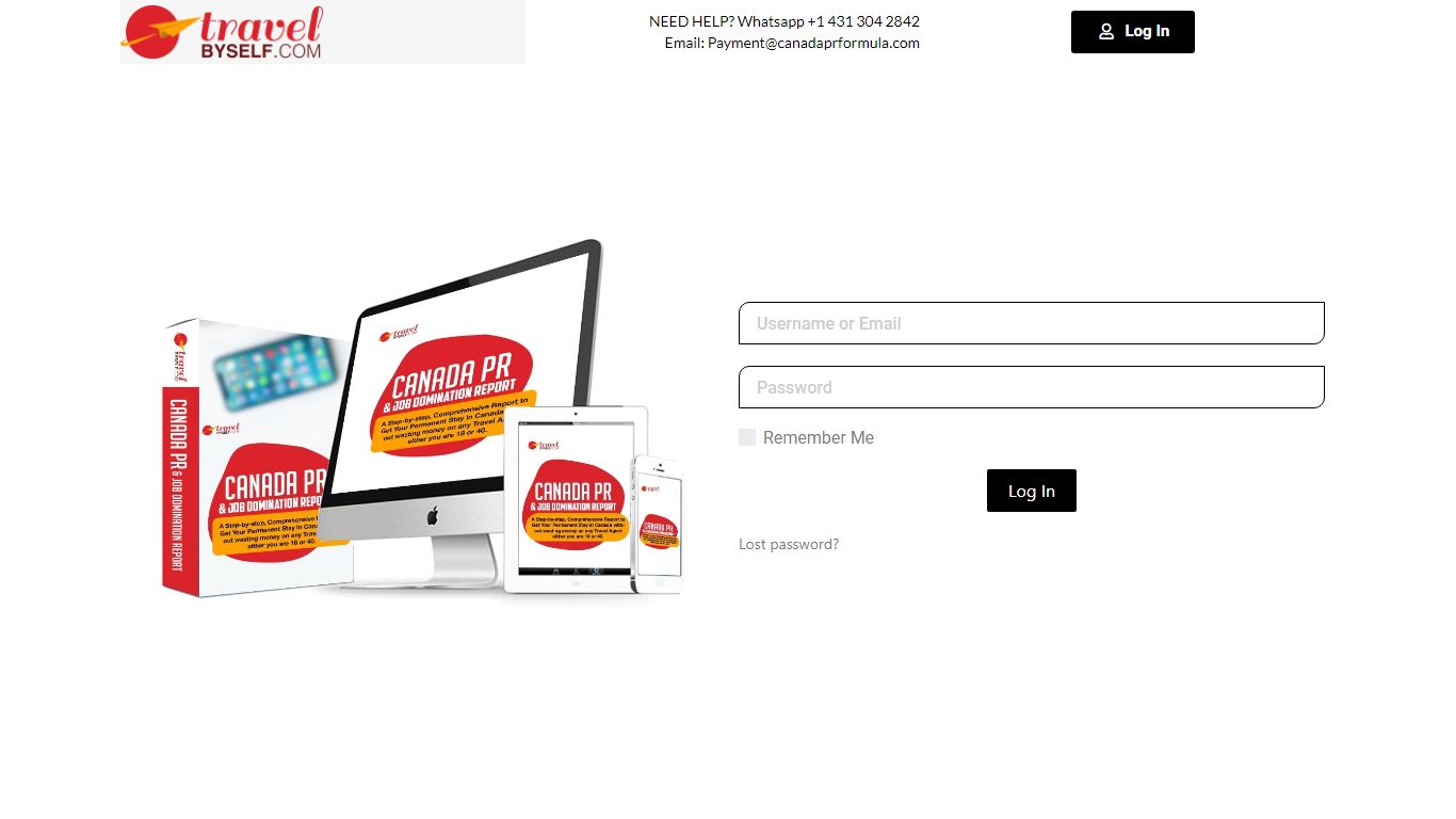 User login - Canada pr formula